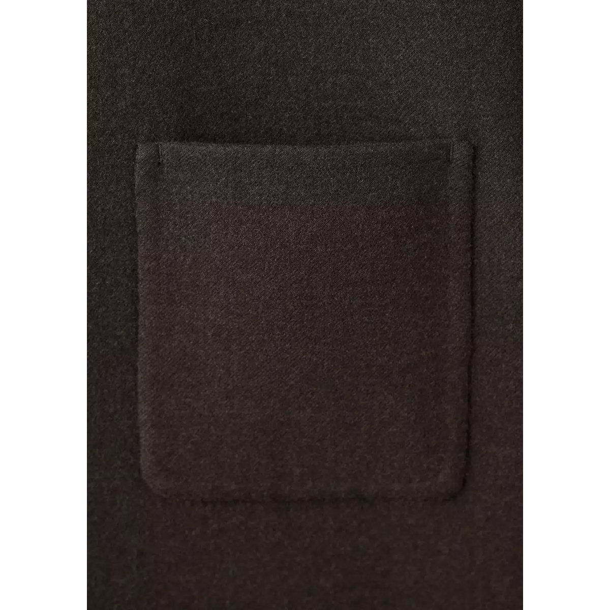 Blazer à col cheminée 100 % laine coupe slim fit marron, MANGO MAN