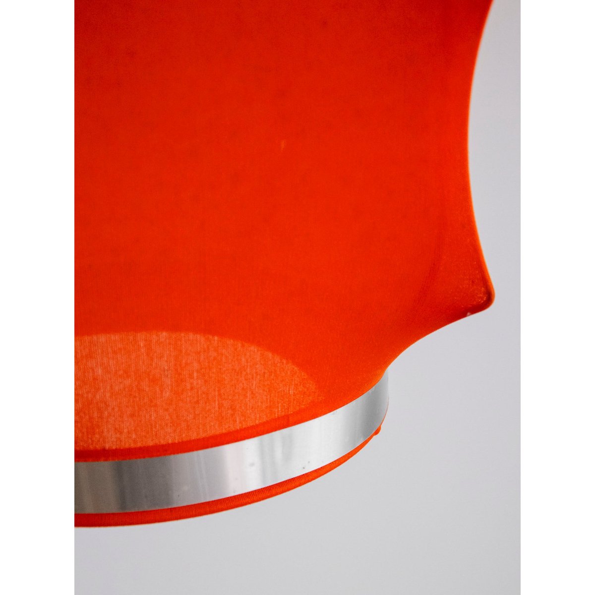 Suspension rétro en tissu orange Sonia N°314 - Bon état orange, DEBONGOUT