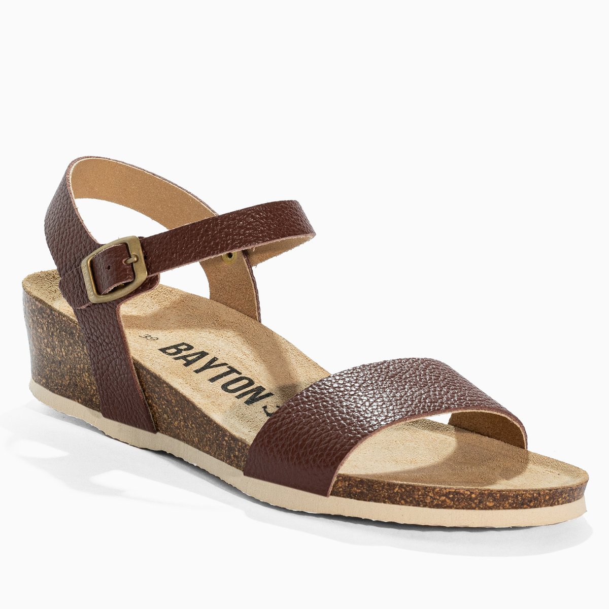 Sandales en cuir WODONGA brown, BAYTON