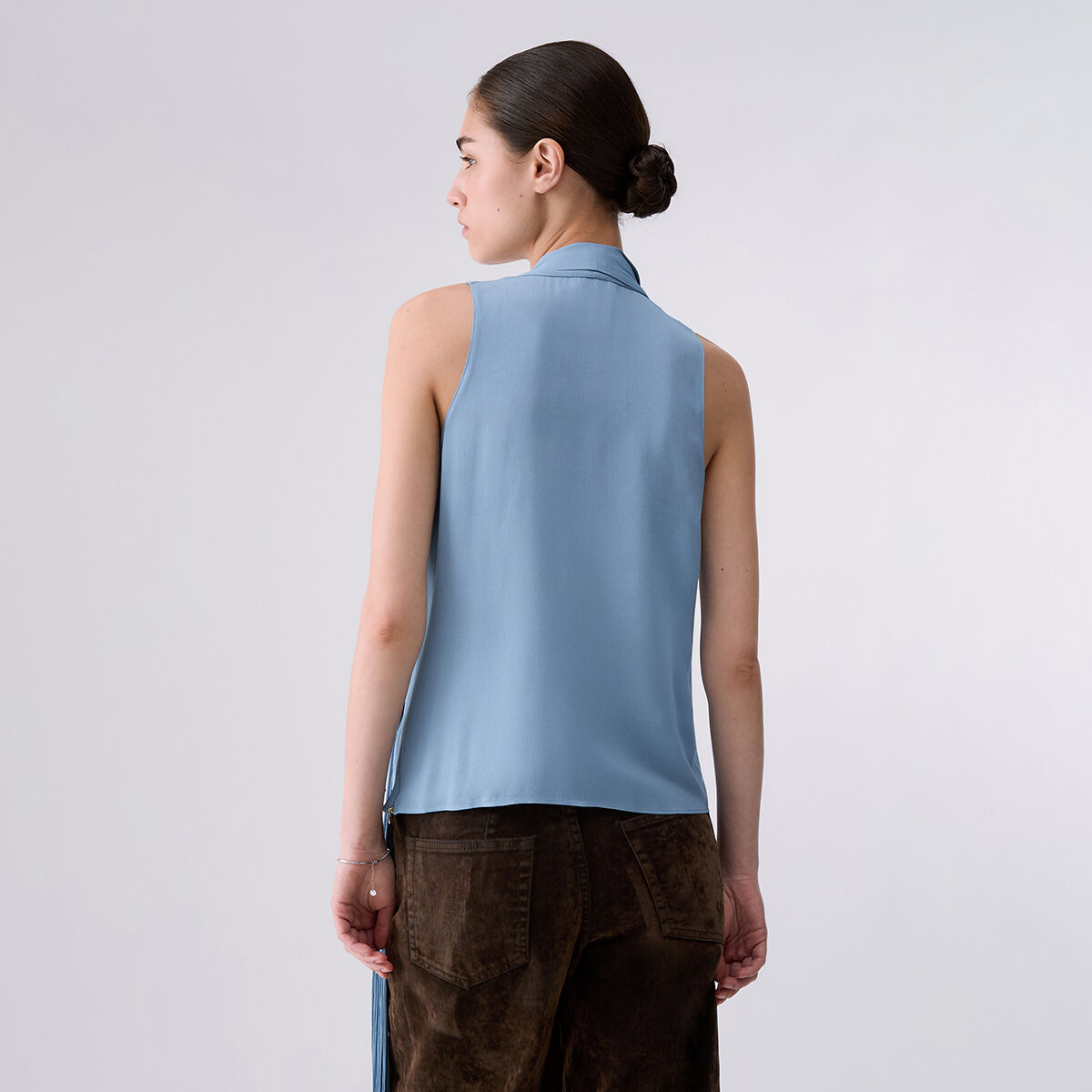 Haut avec Écharpe bleu clair, LIU JO