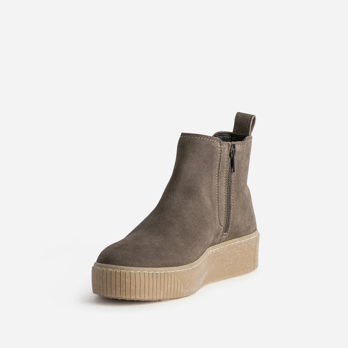 Boots en cuir ANNICK gris, ERAM