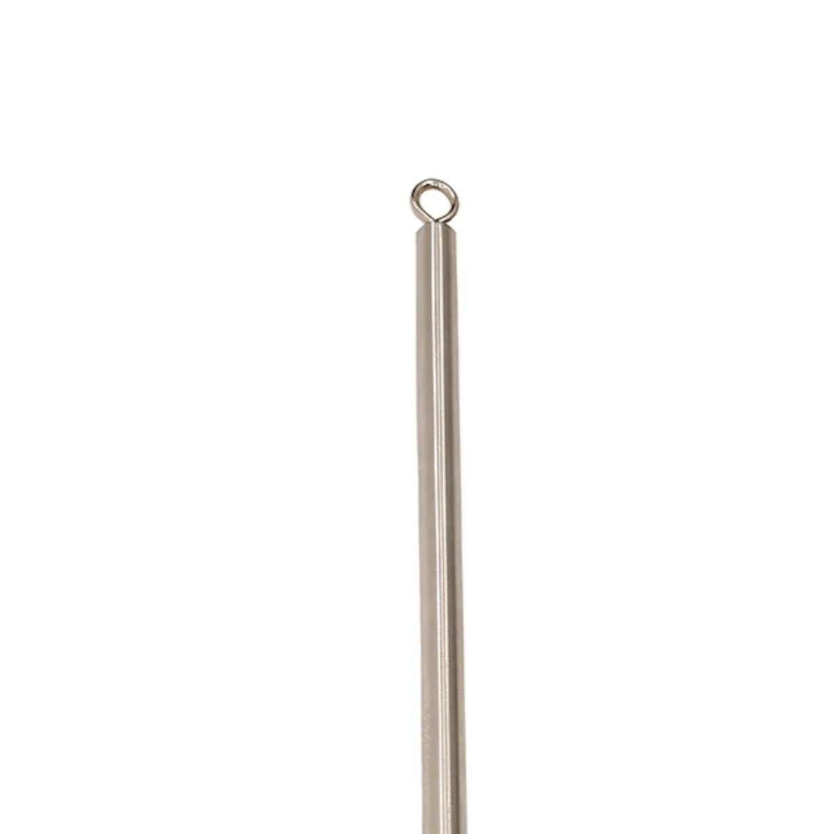Balayette WC avec manche en métal argent, HOME MAISON