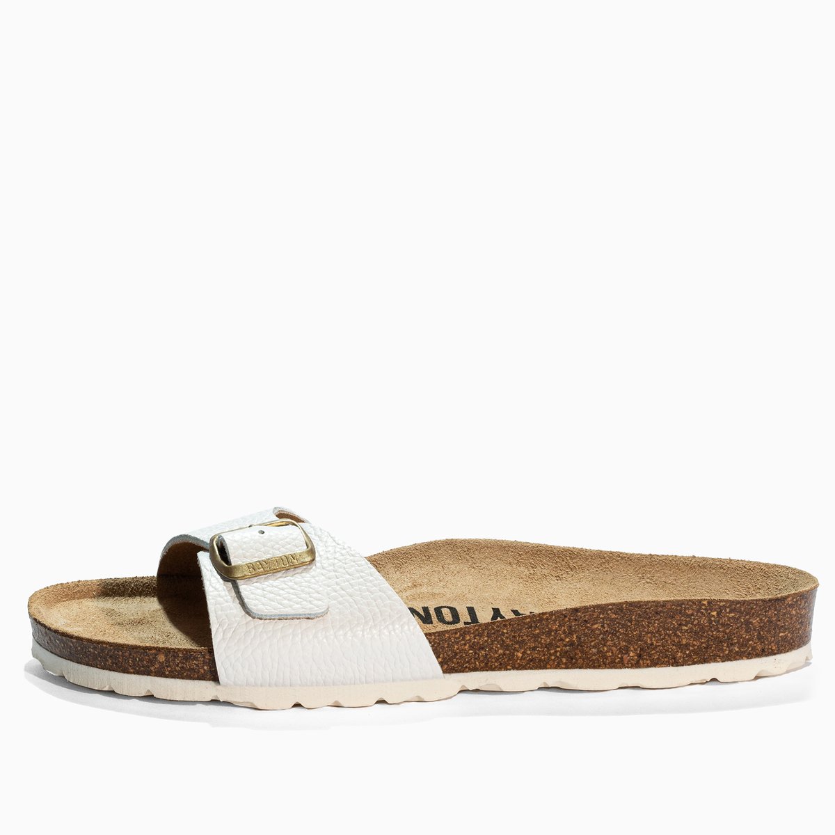 Sandales en cuir ZEPHYR blanc, BAYTON