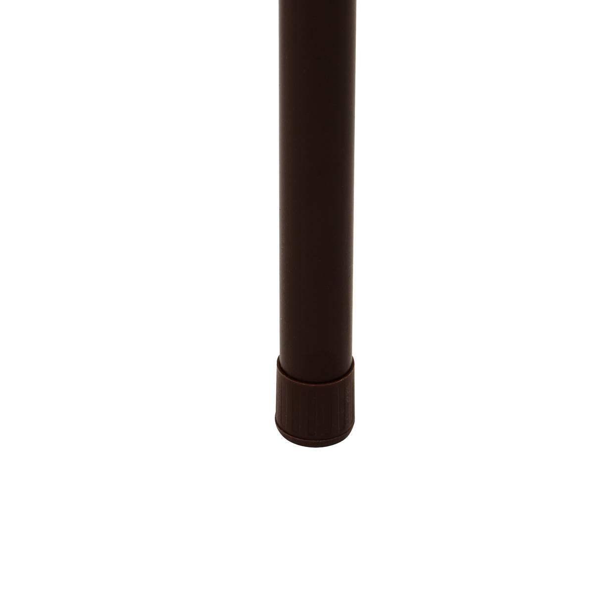 Tabouret rond empilable en acier FLEXY marron, 5FIVE SIMPLY SMART