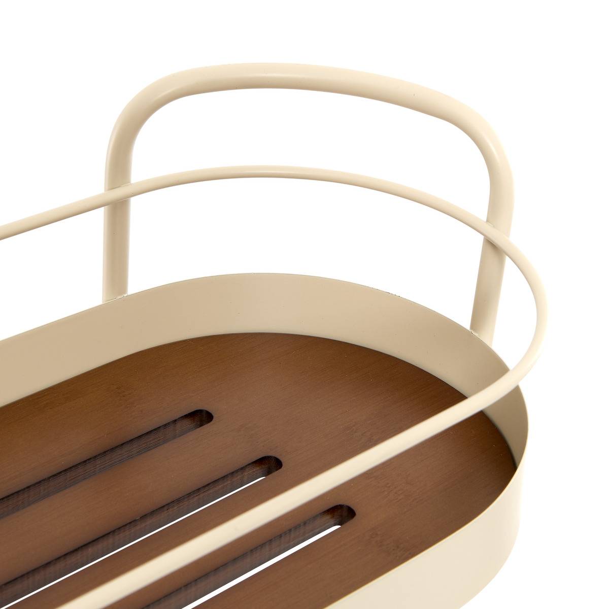Étagère de douche ovale ARGILEO beige, 5FIVE SIMPLY SMART