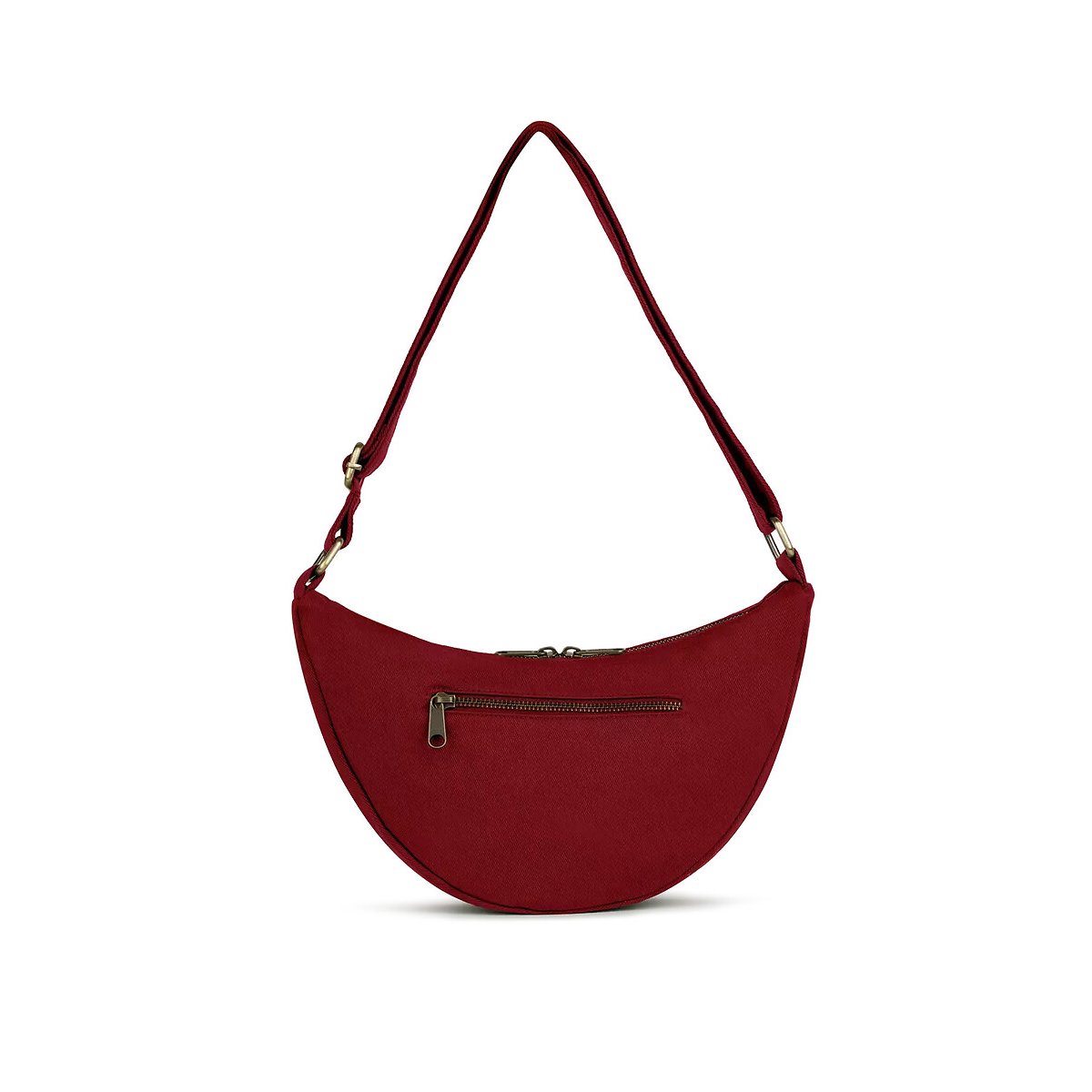 Sac banane demi-lune, ANDREA bordeaux, HINDBAG
