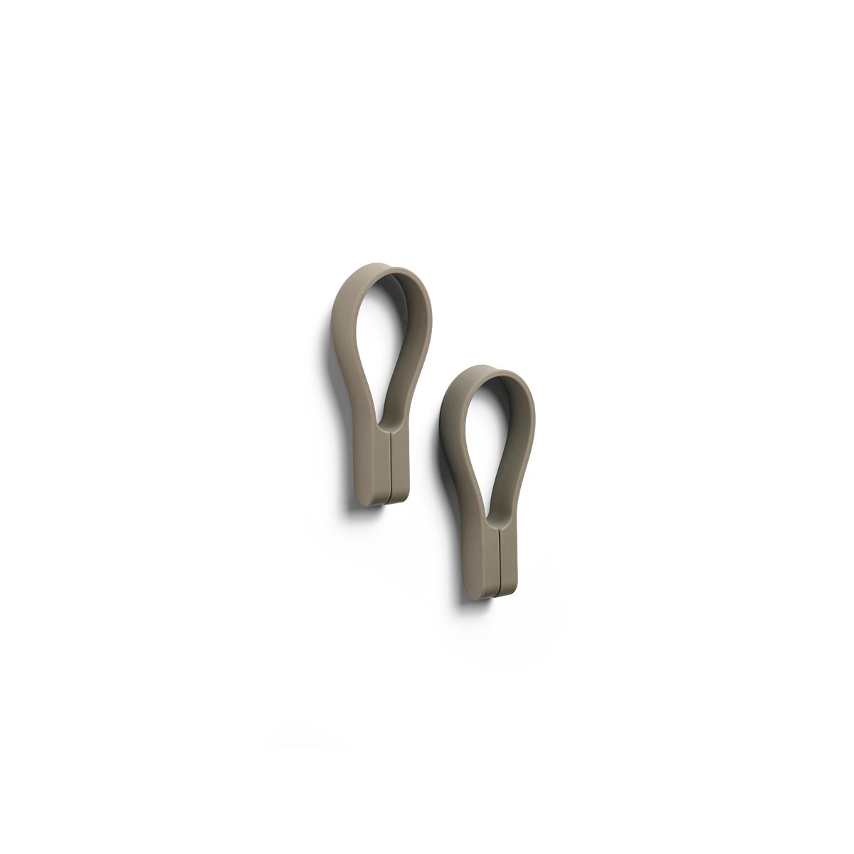 Lot de 2 sangles magnétiques pour serviette LOOP MAGNET taupe, ZONE DENMARK