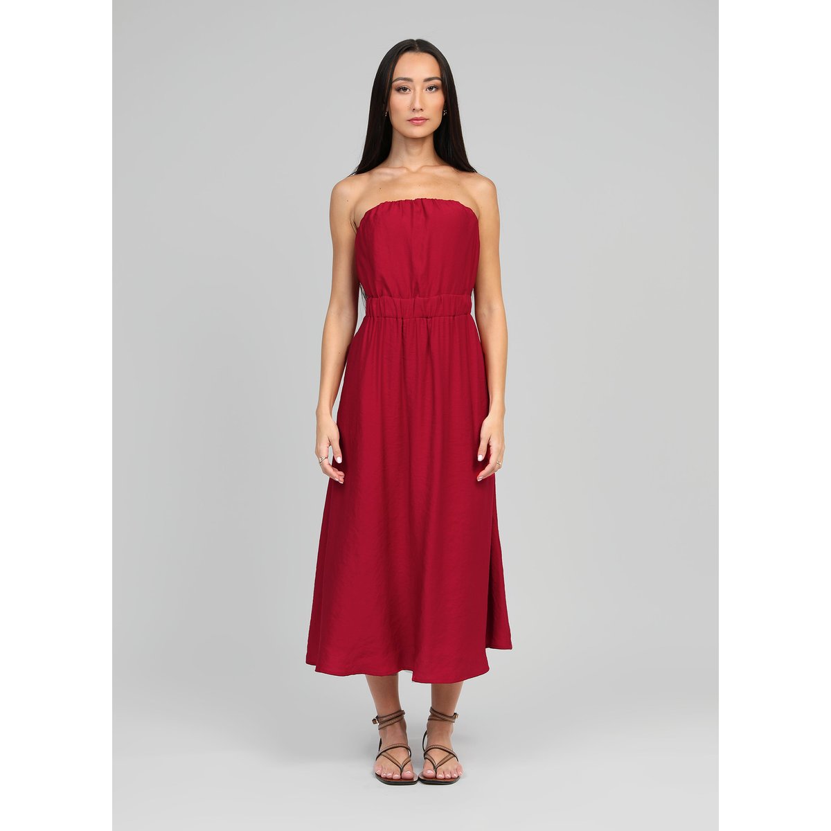Robe Longue MILIKA rouge, AN'GE
