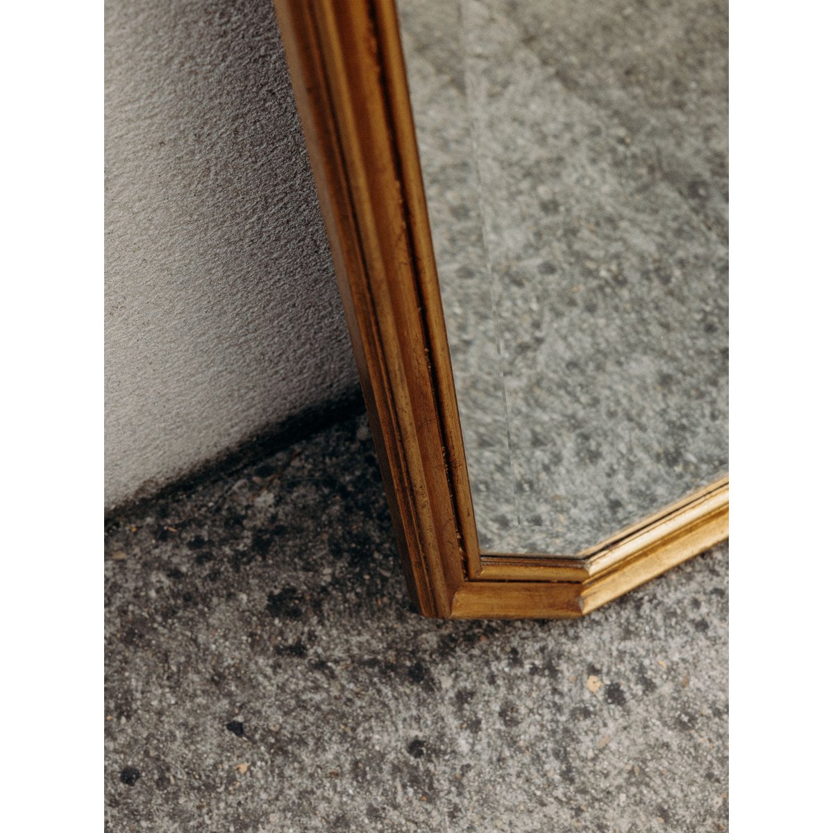 Grand miroir rectangulaire au cadre doré Georges N°1277 - Bon état miroir, DEBONGOUT