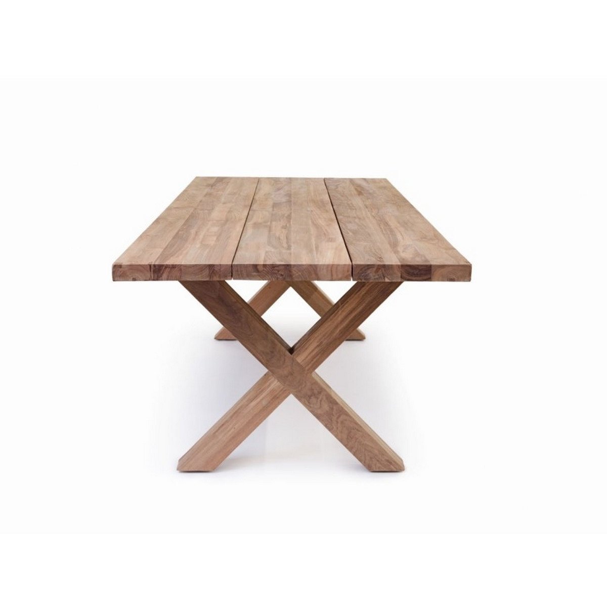 Table de repas In and Out en Teck - COTTAGE marron clair, MATHI DESIGN