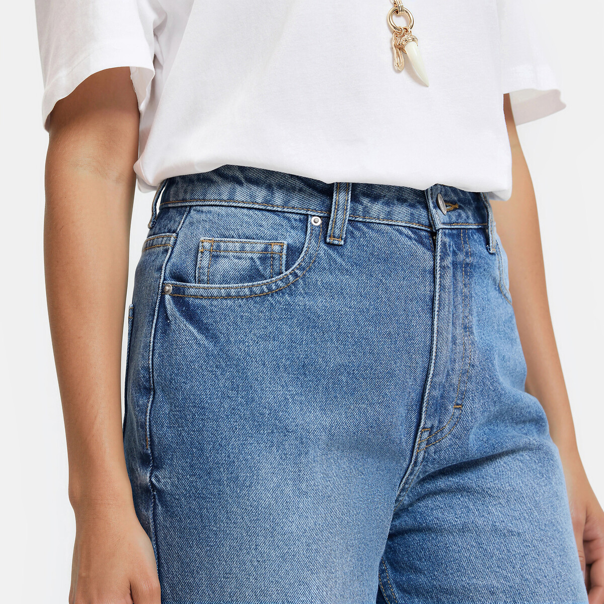 Jean droit taille standard bleu stone, LA REDOUTE COLLECTIONS