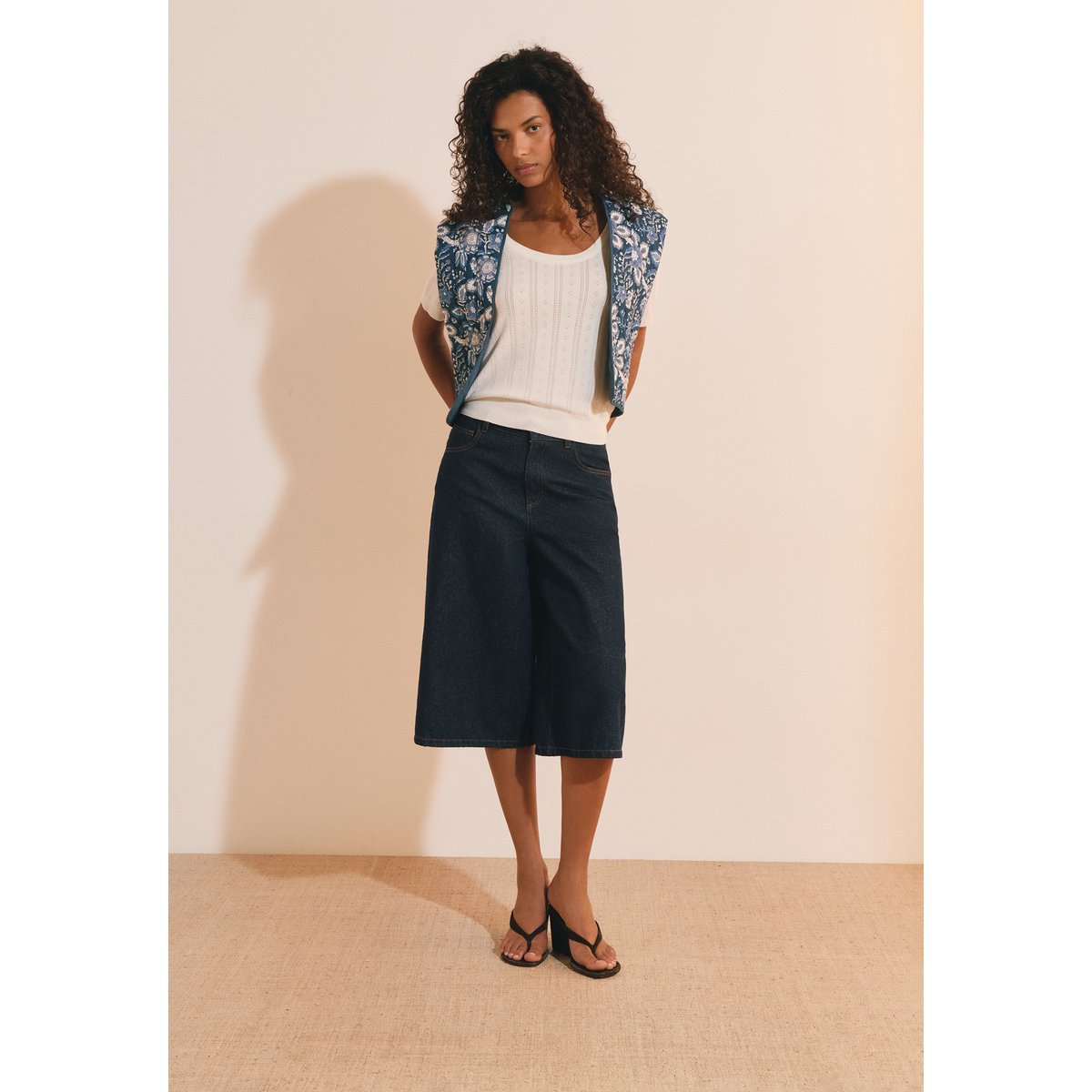 ETAM VESTE A VLADY IMP - VESTE blanc, ETAM