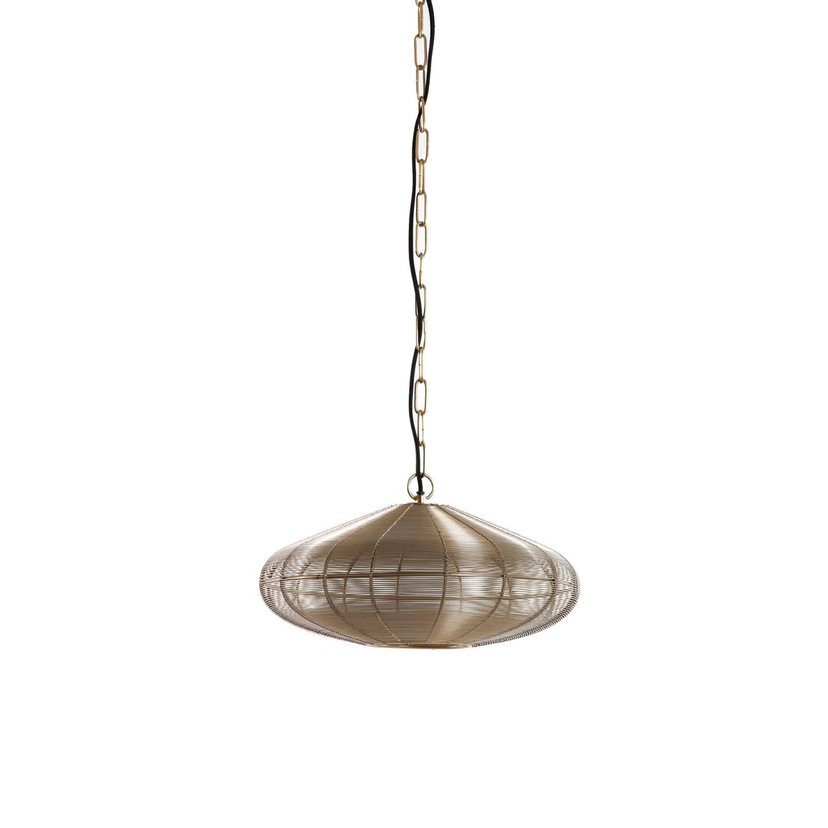 Lampe Suspendue Métal BAHOTO or, LIGHT & LIVING