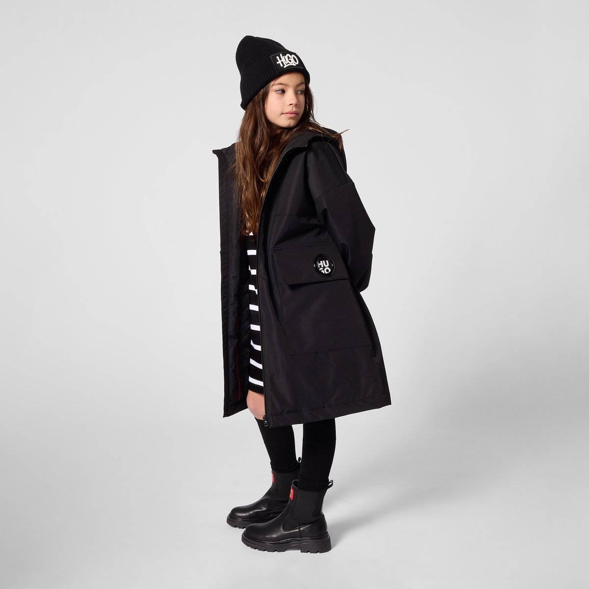 Bottines black, HUGO KIDSWEAR
