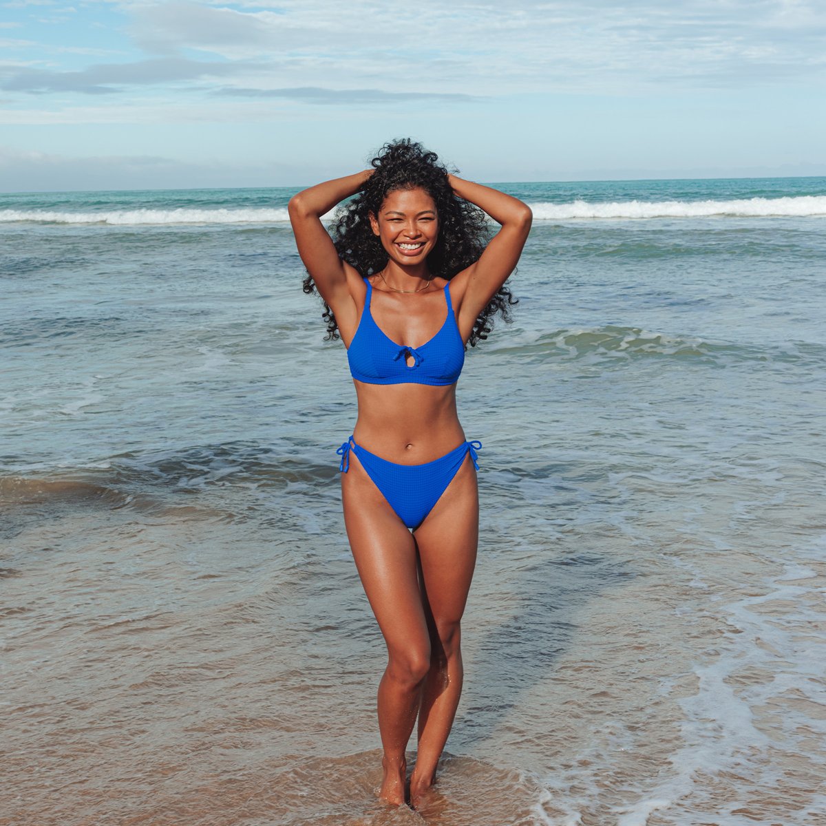 Haut de maillot de bain triangle PAVIE bleu roi, ROUGEGORGE LINGERIE