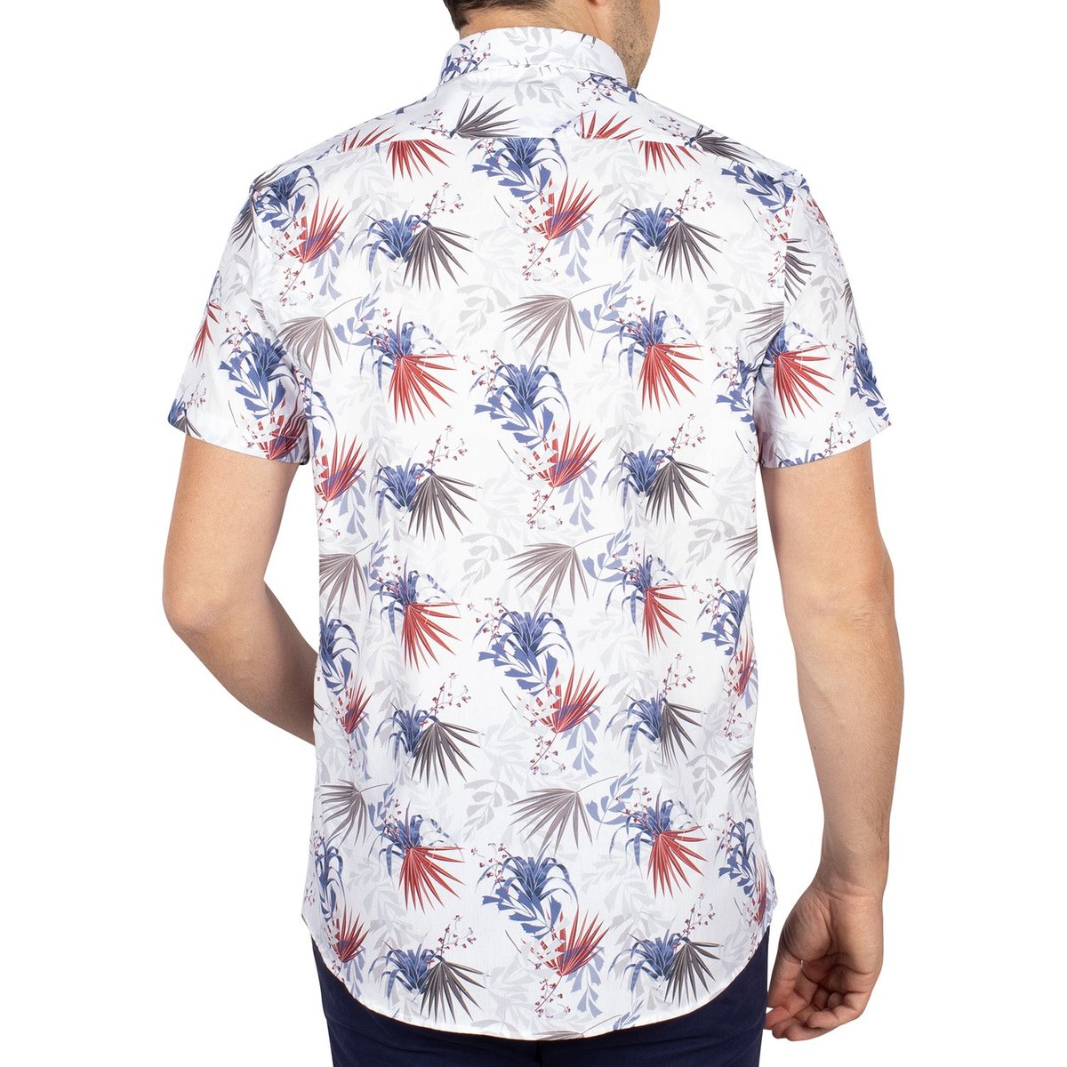 Chemise adventure manches courtes blanc, SHILTON