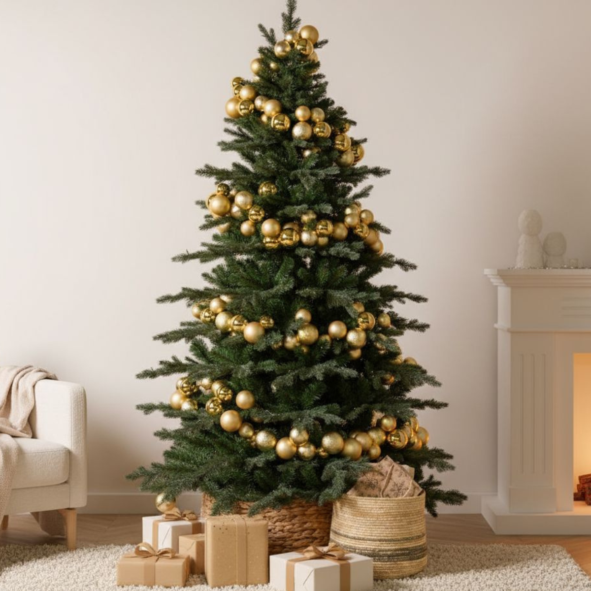 Sapin de Noël artificiel H230 cm SHERWOOD vert, TRIUMPH TREE