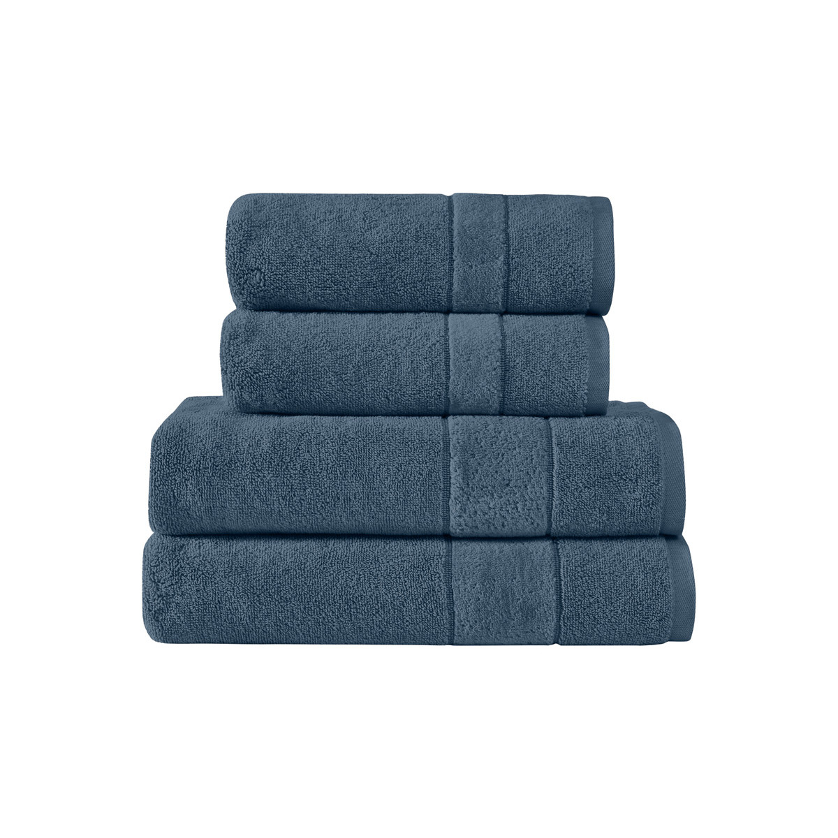 Ensemble de bain 4 pièces 650 g/m² CALIFORNIA denim, SENSEI MAISON