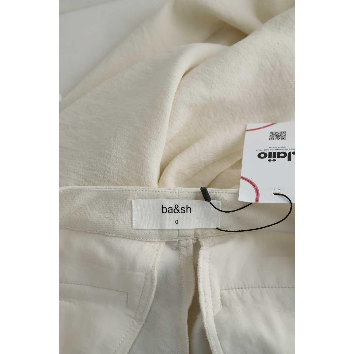 Pantalon droit - Très Bon État ecru, BA&SH