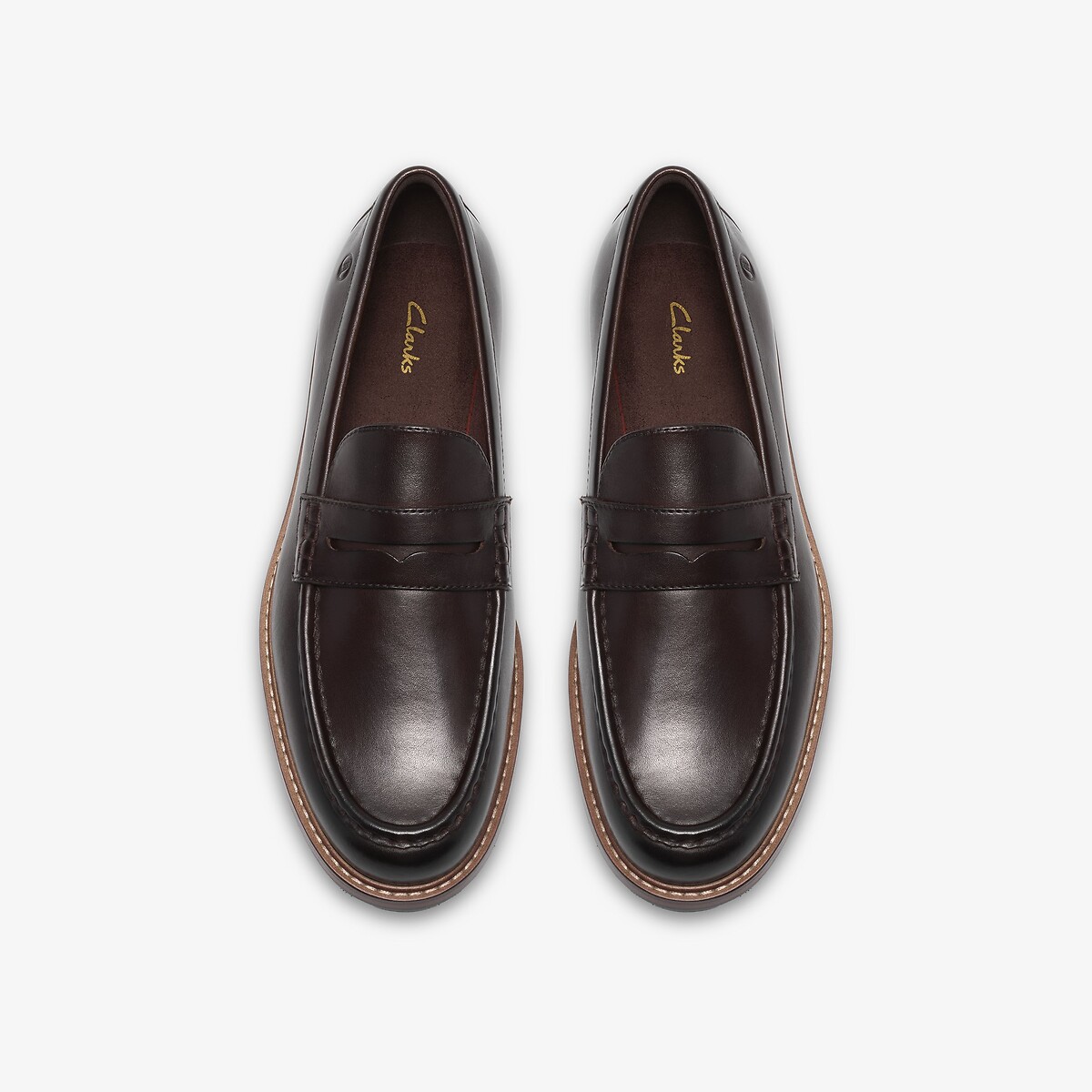 Cranhill Lo leather loafers brown, CLARKS