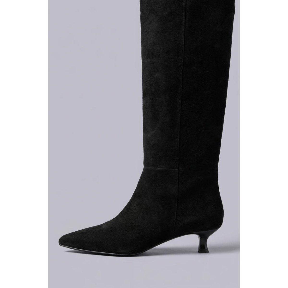 Bottes hautes cuir SHAE noir, BENOA
