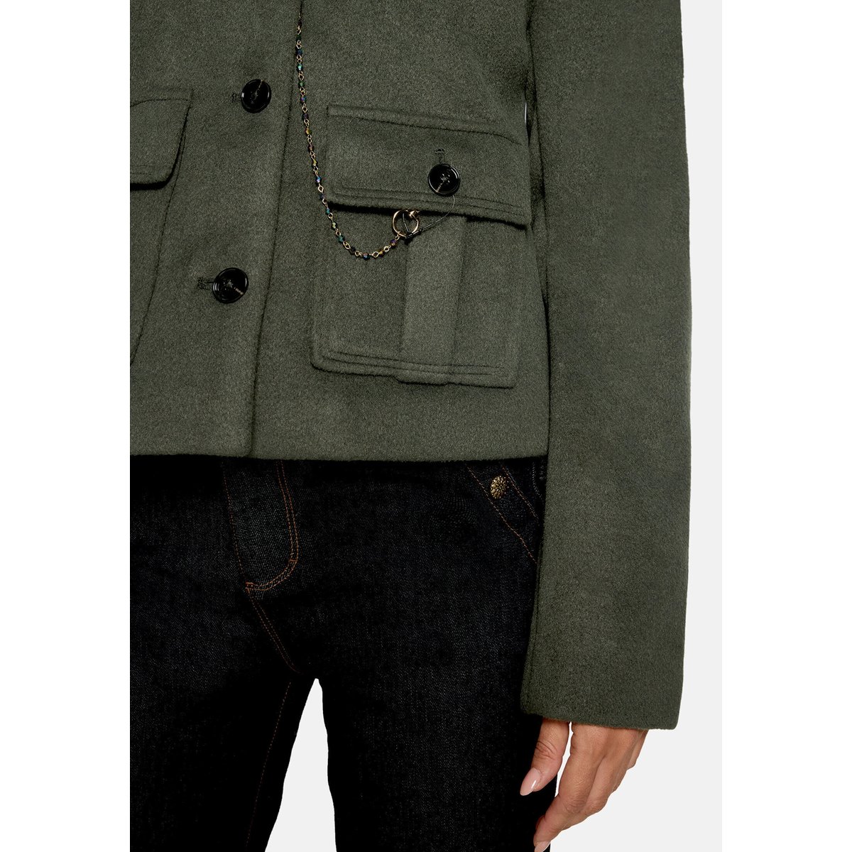 Veste casual à poches plaquées kambaba, CARTOON