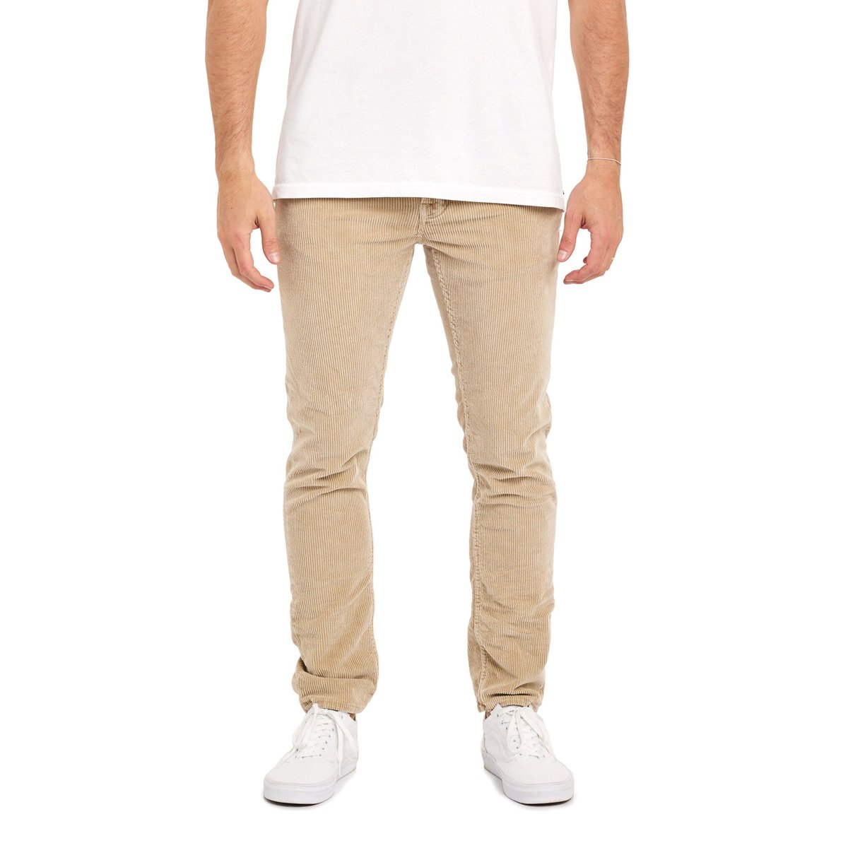 PANTALON REGULAR CREAM beige, PULLIN