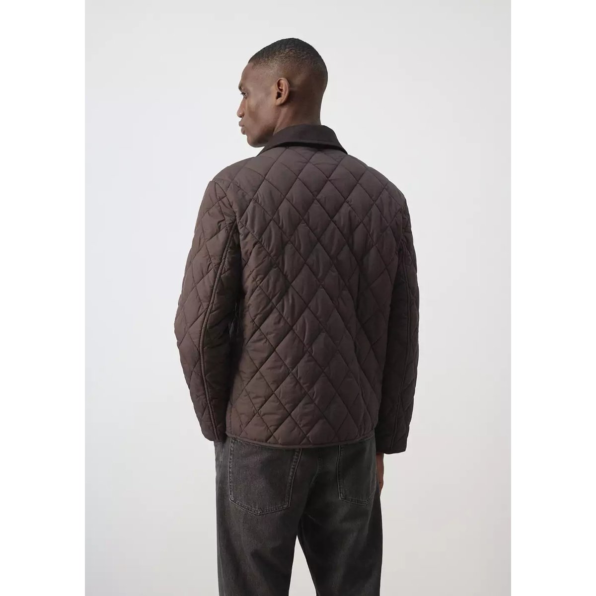 Veste matelassée hydrofuge marron, MANGO MAN