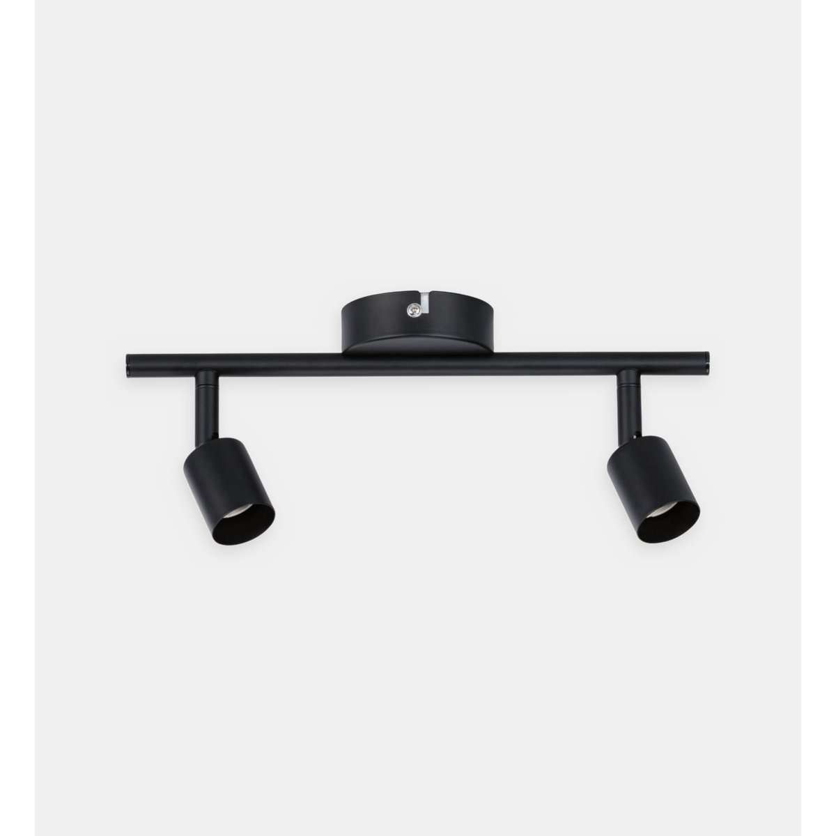 Spot 2 flammes max2 x 10w noir, PAULMANN