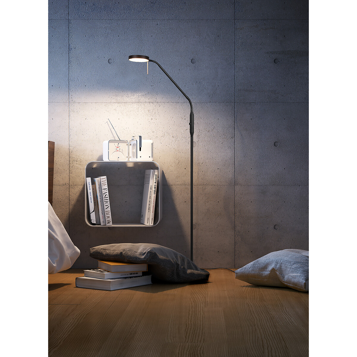 Candeeiro de pé Monza, TRIO Lighting preto , TRIO LIGHTING