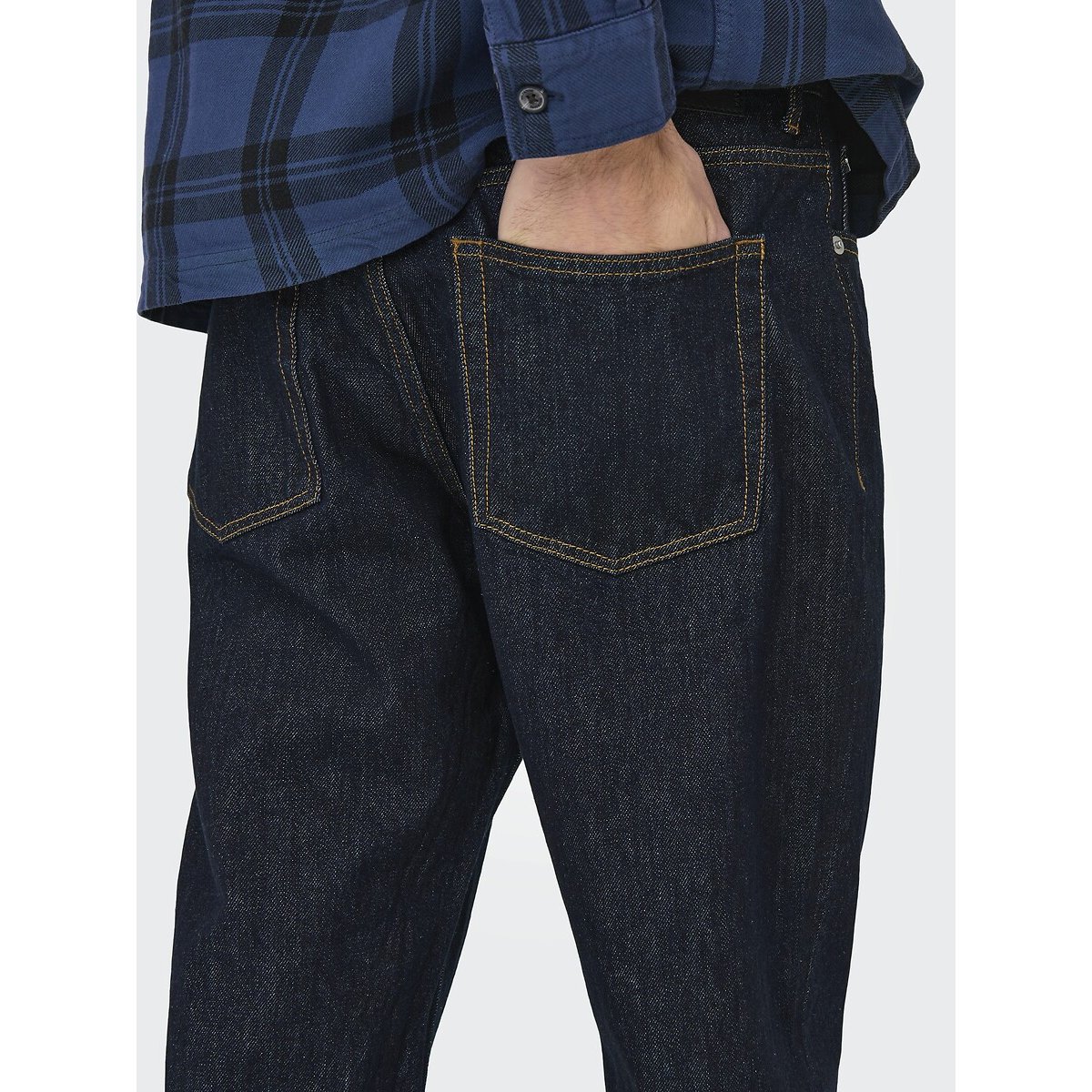 Jean droit bleu foncé, ONLY & SONS