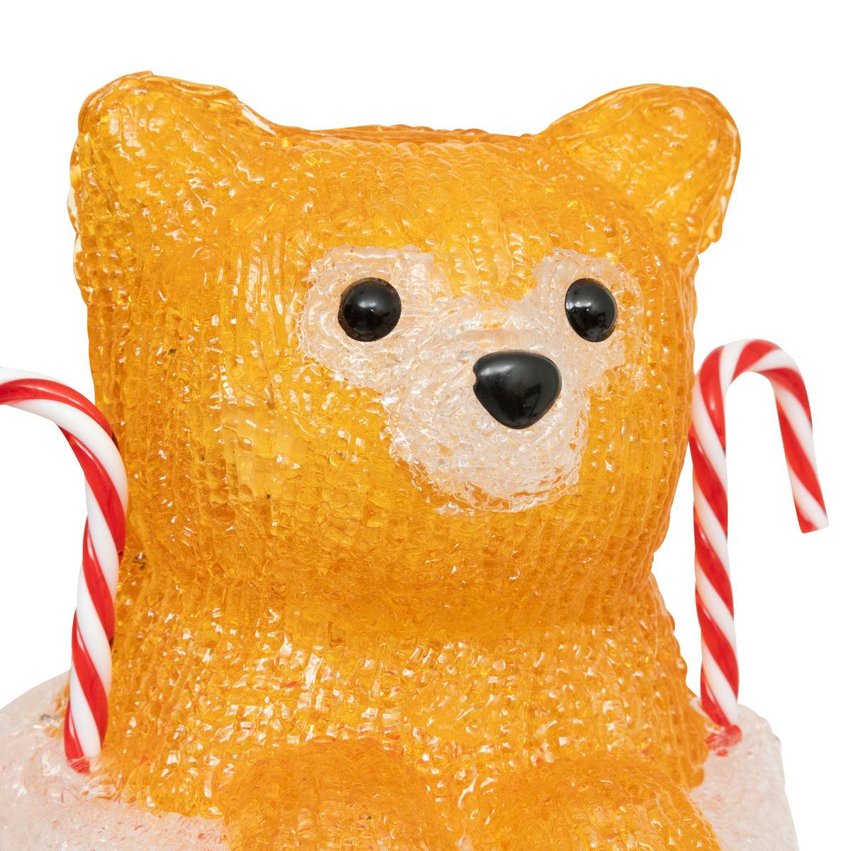 Forme acrylique extérieure chat solaire 30 LED rouge, FEERIC LIGHTS & CHRISTMAS