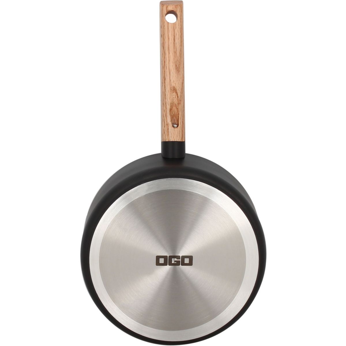 Casserole Ector 20cm naturel-noir, OGO LIVING