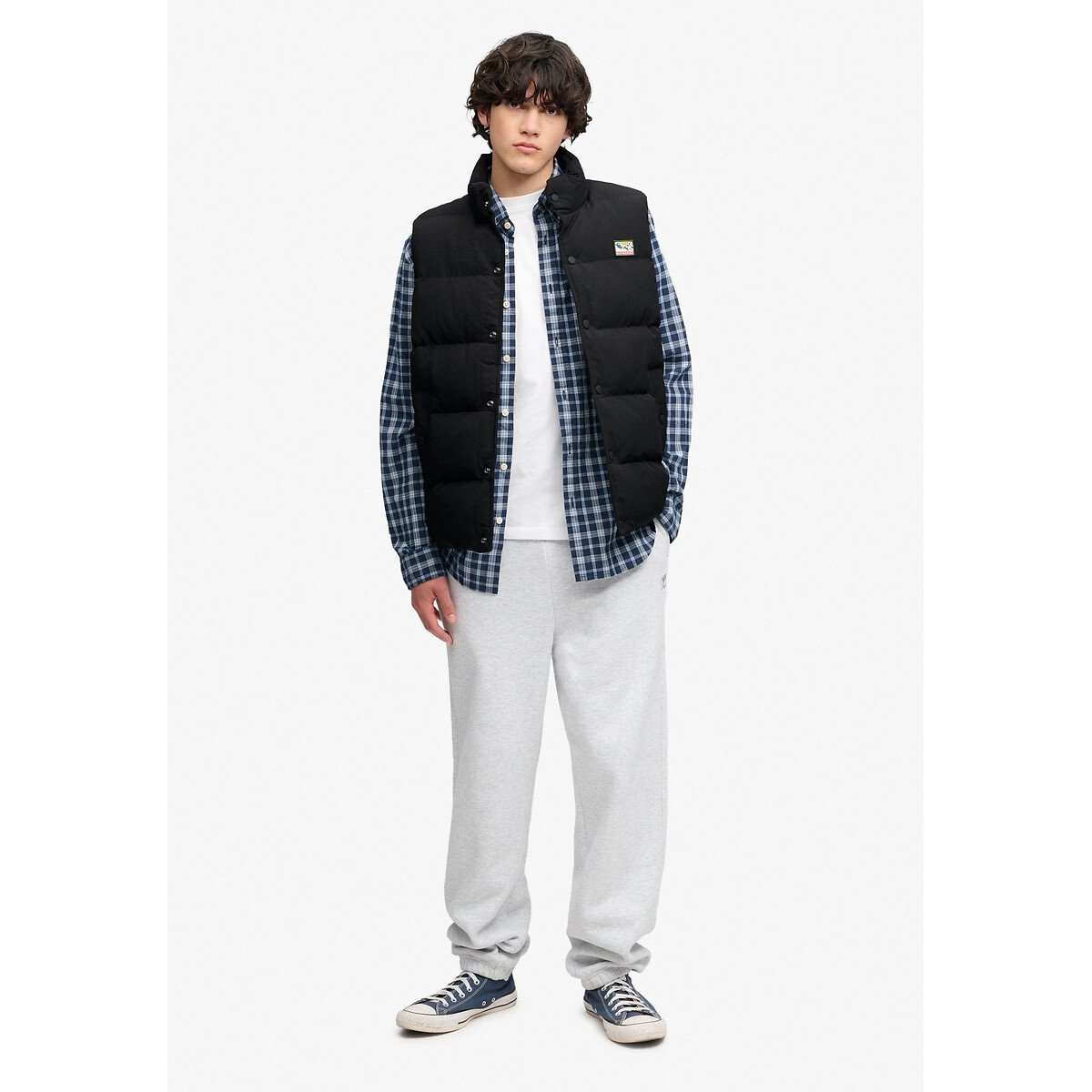 Padded Gilet black, SUPERDRY