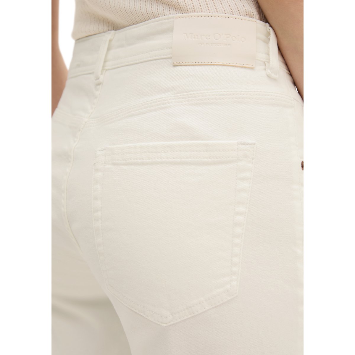 Jeans modèle Theda boyfriend cropped en denim Left Hand nature, MARC O'POLO