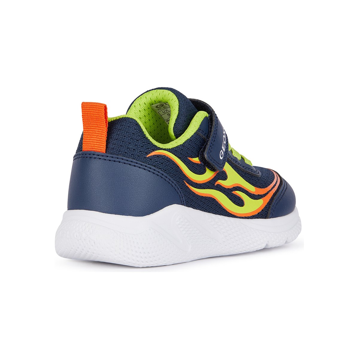 Baskets J SPRINTYE bleu marine/citron vert, GEOX