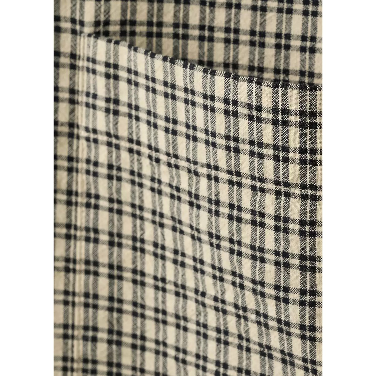 Chemise regular fit à carreaux en coton beige, MANGO MAN