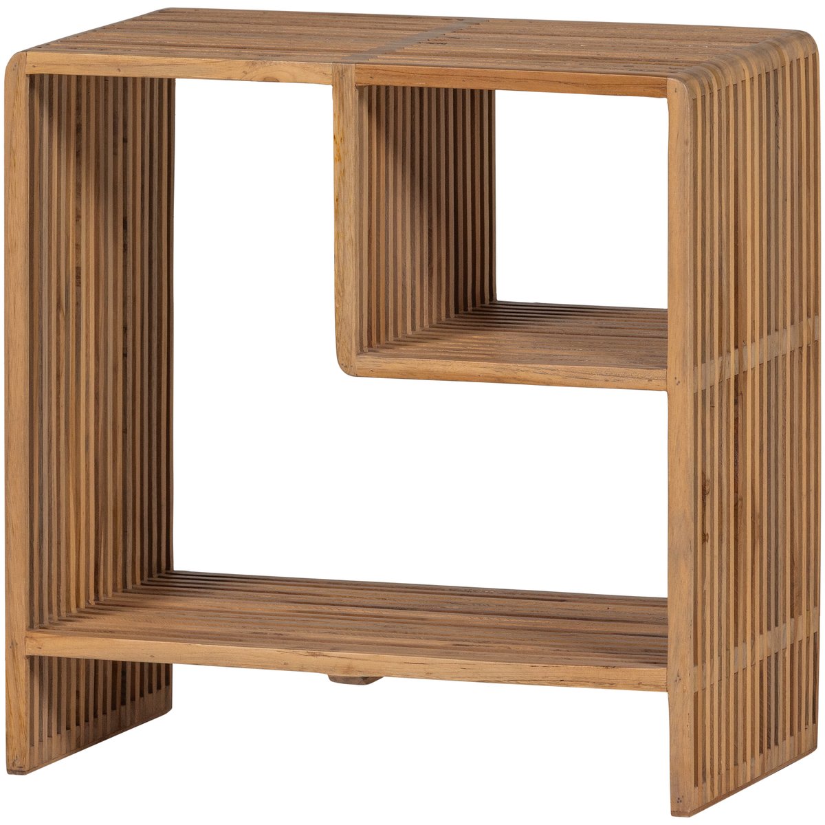 Table d'appoint en teck recyclé JASMIJN naturel, WOOOD