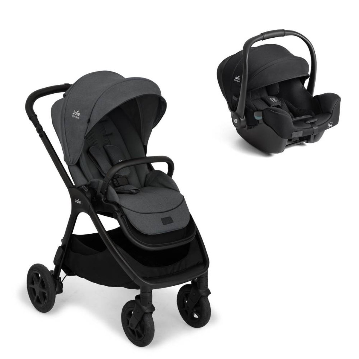Pack duo Finiti + siège auto i-Starter gris, JOIE