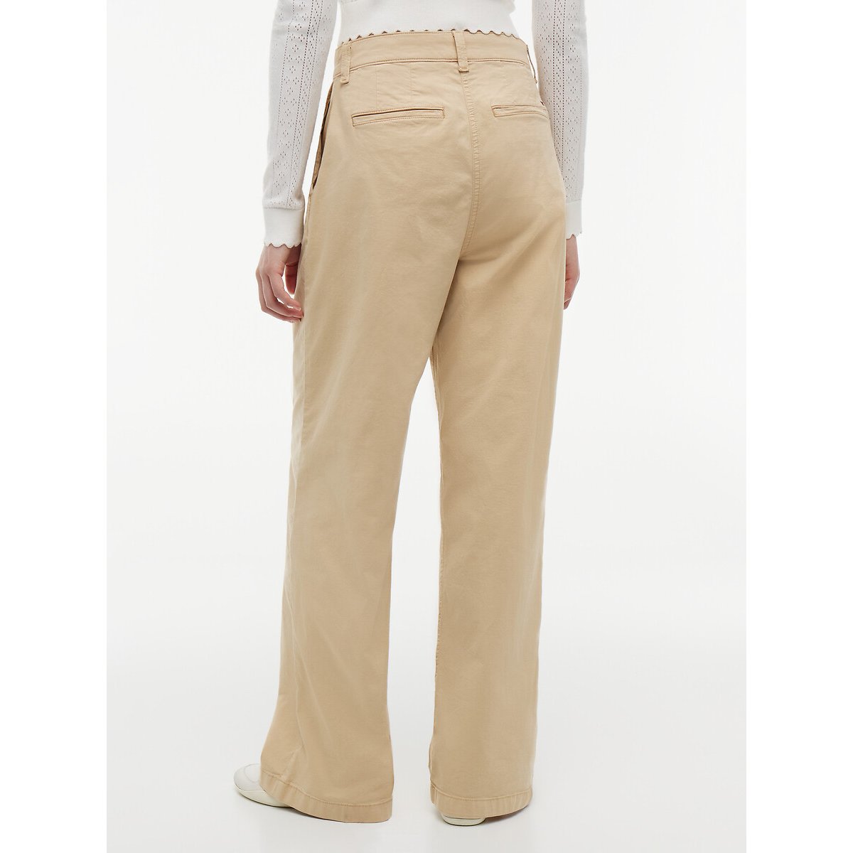 Wide Leg Chinos beige, TOMMY JEANS