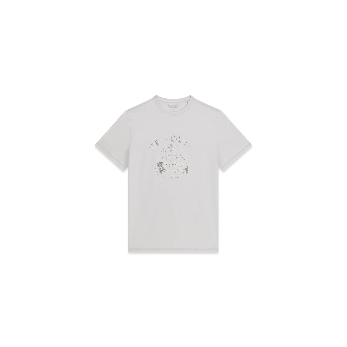 T-Shirt Imprimé gris clair, GUESS