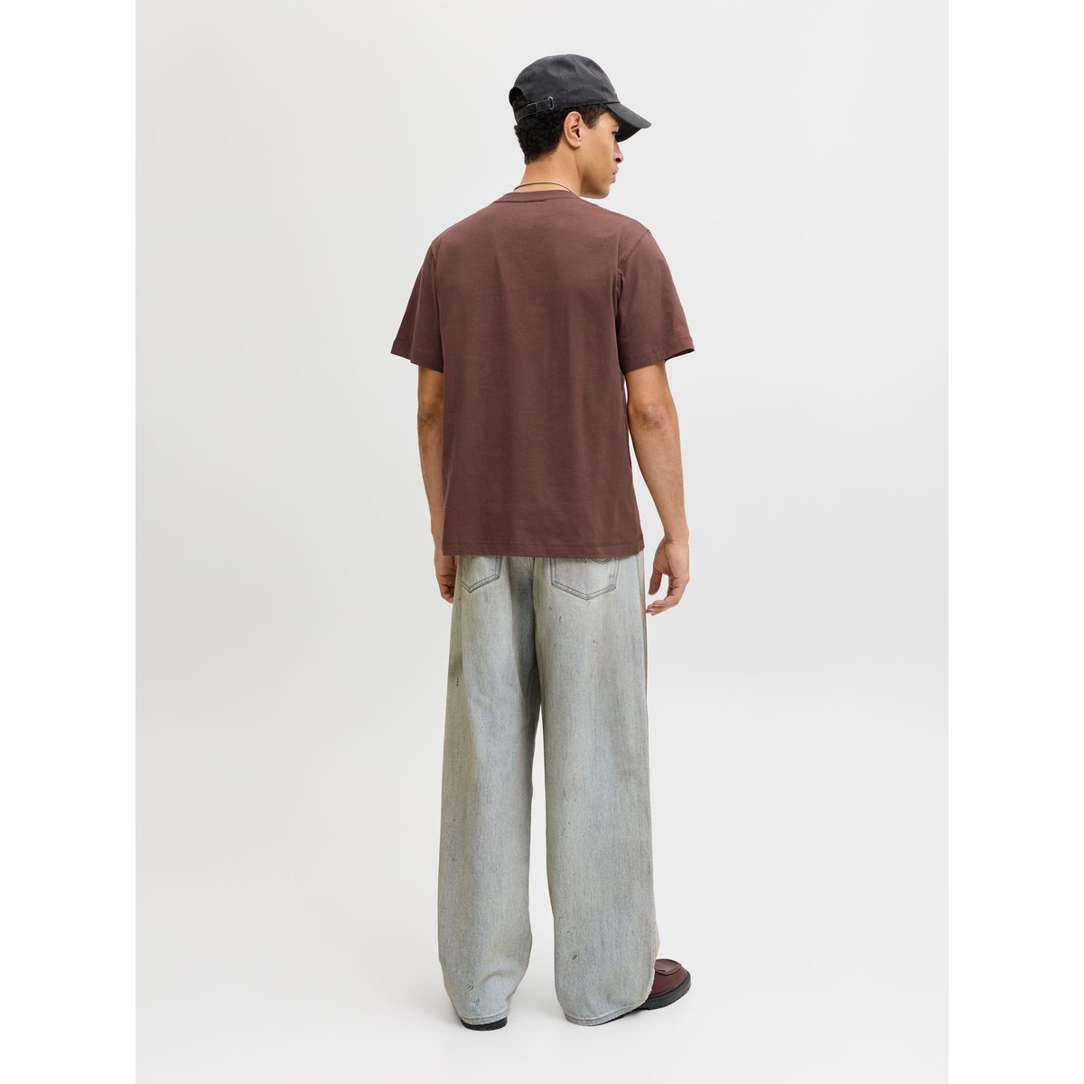 T-Shirt deep mahogany, JACK & JONES