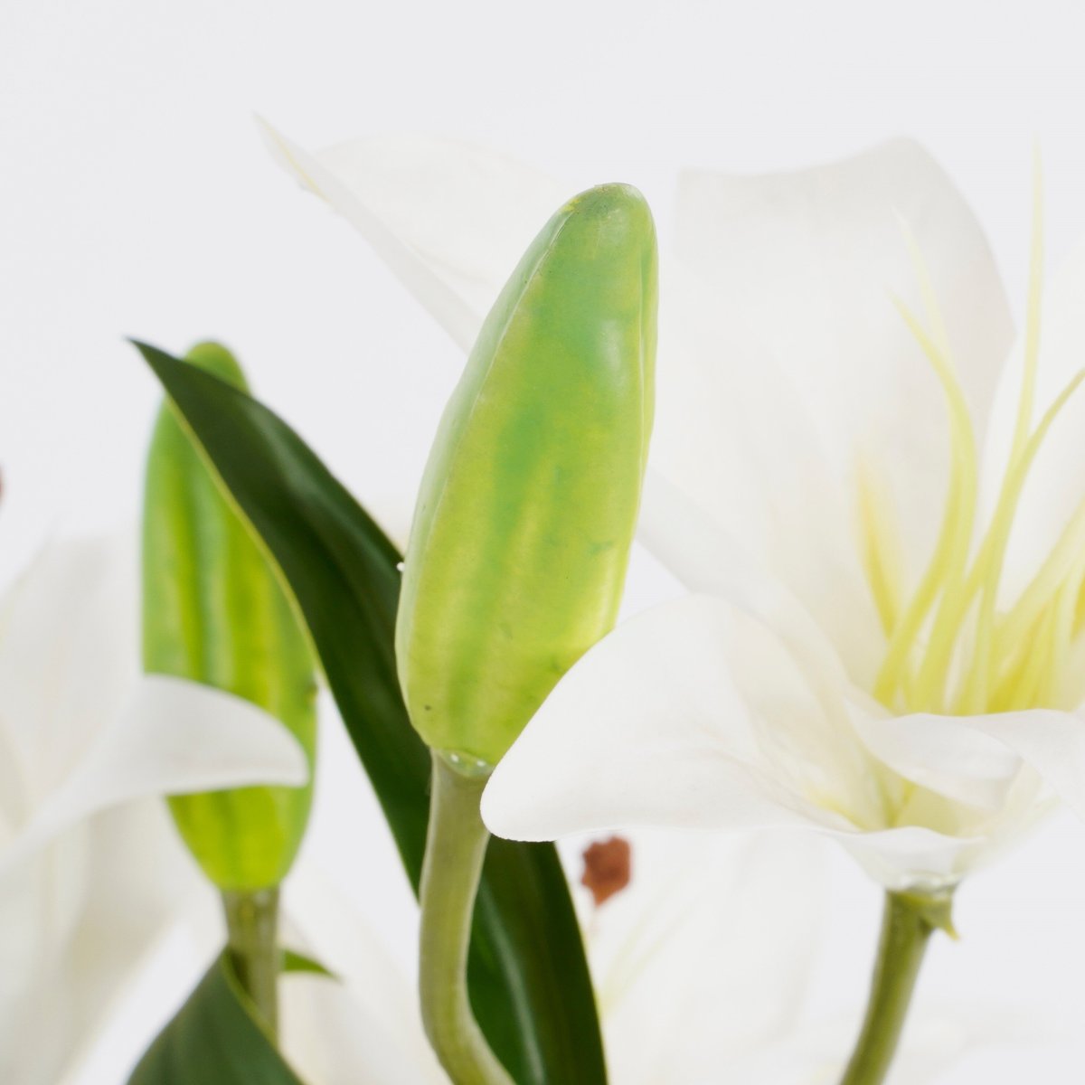 Plante artificielle TIGERLILY blanc, MICA DECORATIONS