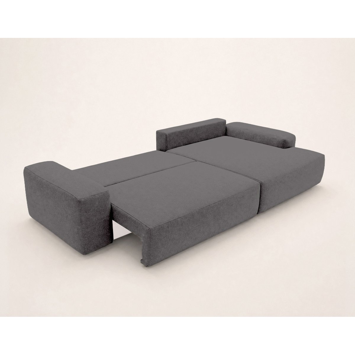 Canapé d'Angle Convertible 4 places - TAMA gris, BEST MOBILIER