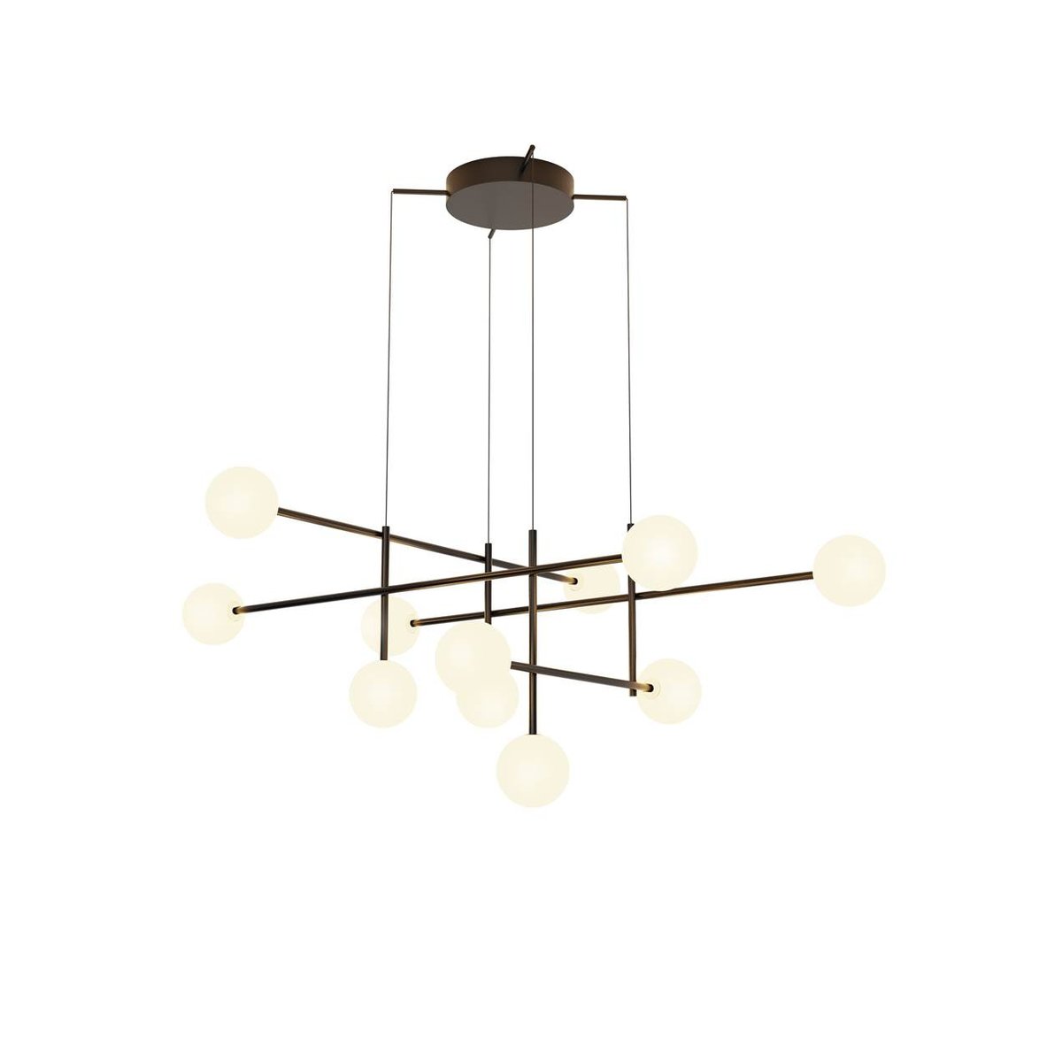 Suspension en métal design, CELLAR noir, MANTRA