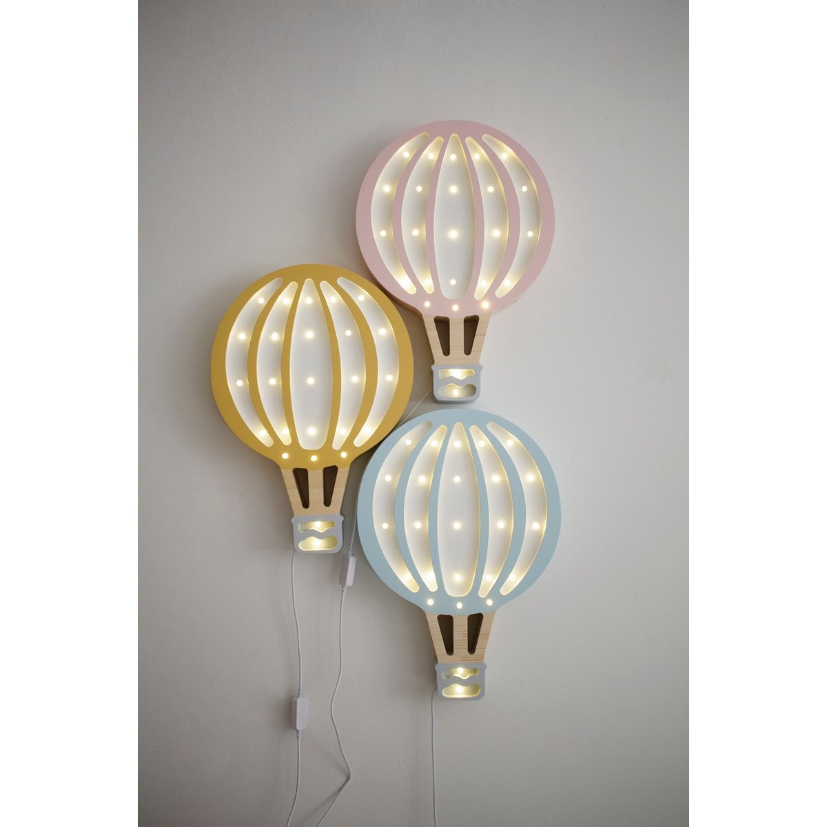 Lampe Veilleuse Montgolfière jaune, LITTLE LIGHTS