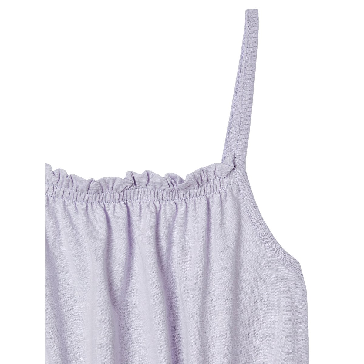 Robe à bretelles ajourée côtés lavande, VERTBAUDET