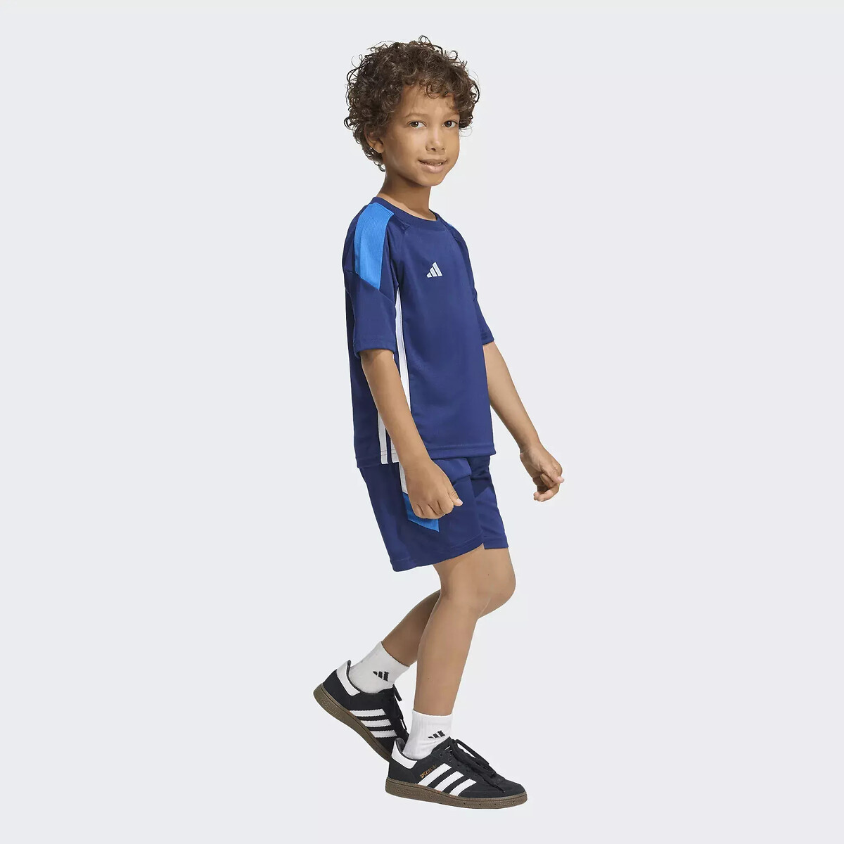 Ensemble T-shirt et short de football bleu marine/bleu, ADIDAS SPORTSWEAR