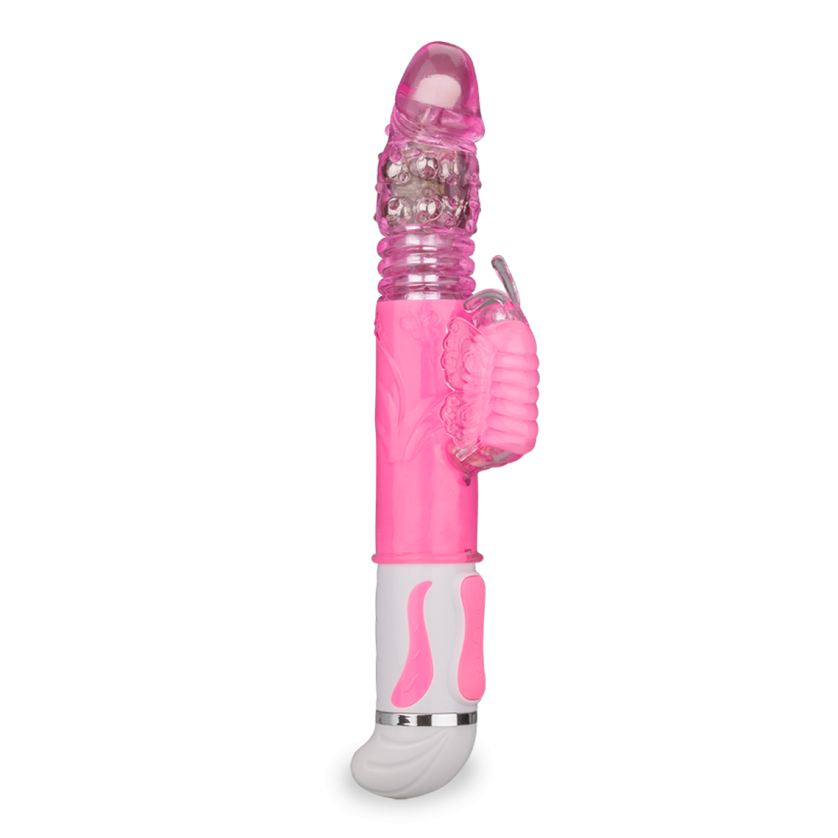 Vibromasseur vibro rabbit rotatif va-et-vient 12 vitesses rose, LOVE AND VIBES