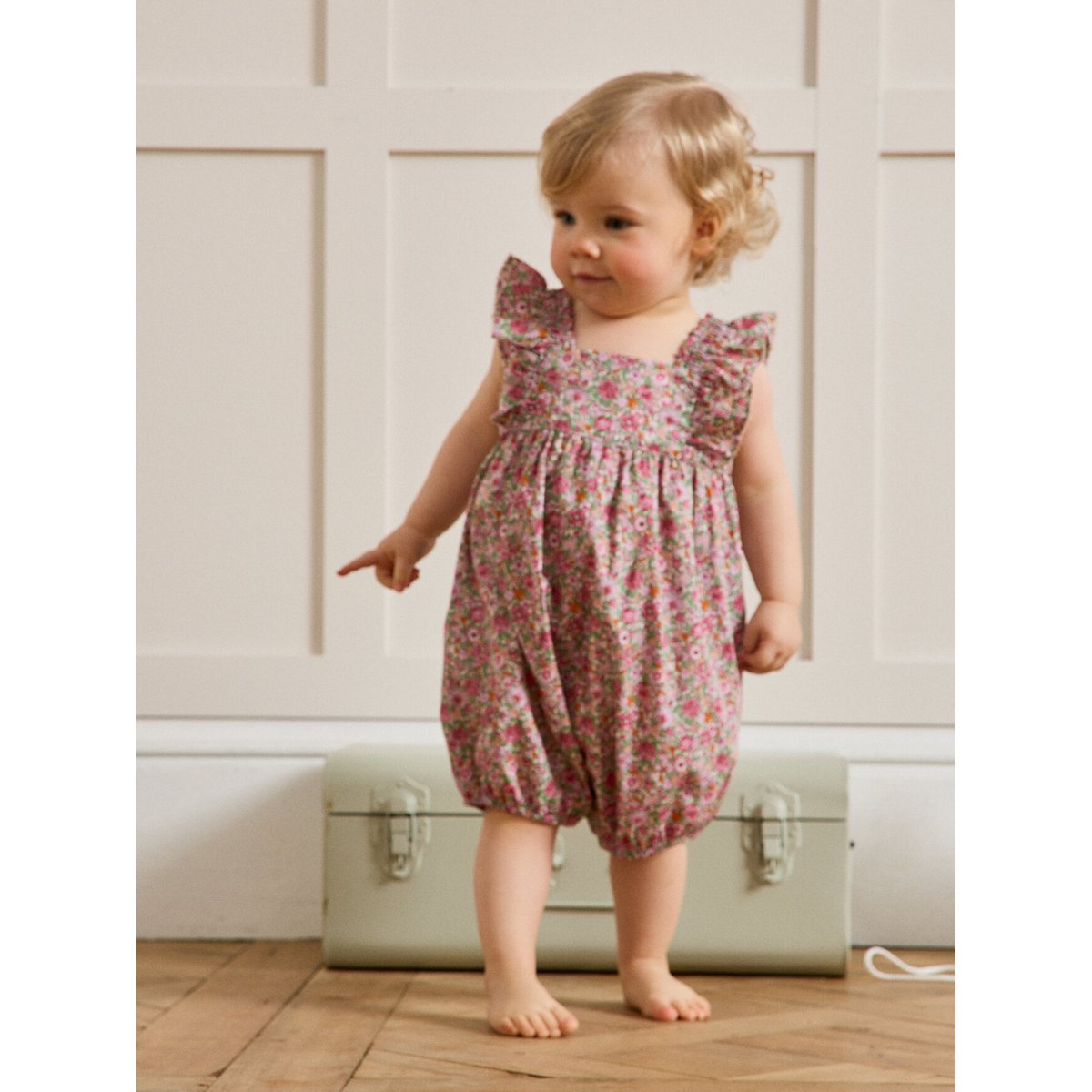 Combi-bloomer en tissu Liberty liberty amelie, CYRILLUS